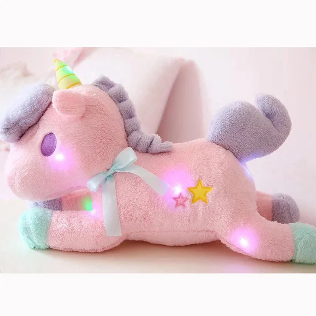 Buy Nooer Luminous Led Light Stuffed Unicorn Plush Toy