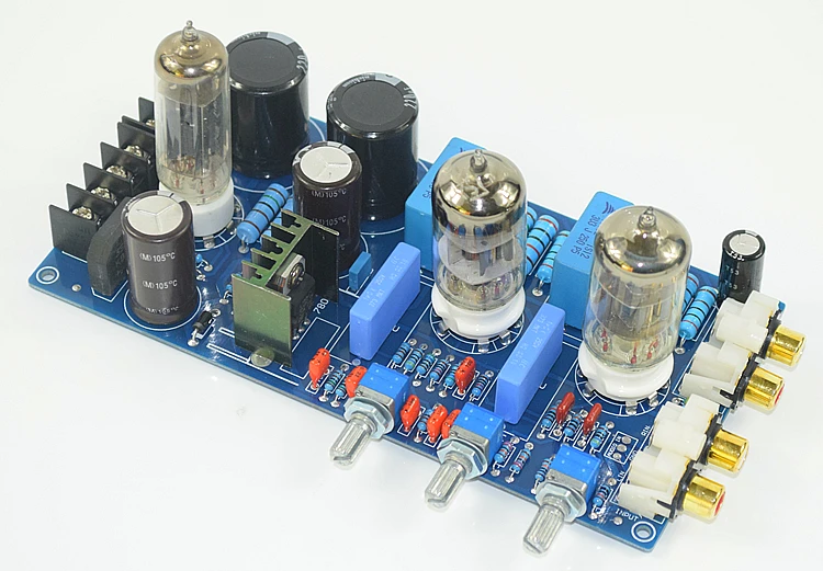 YJ00409 6N1 ламповая плата для предварительного усилителя|tone board|preamp boardpre-amplifier board |