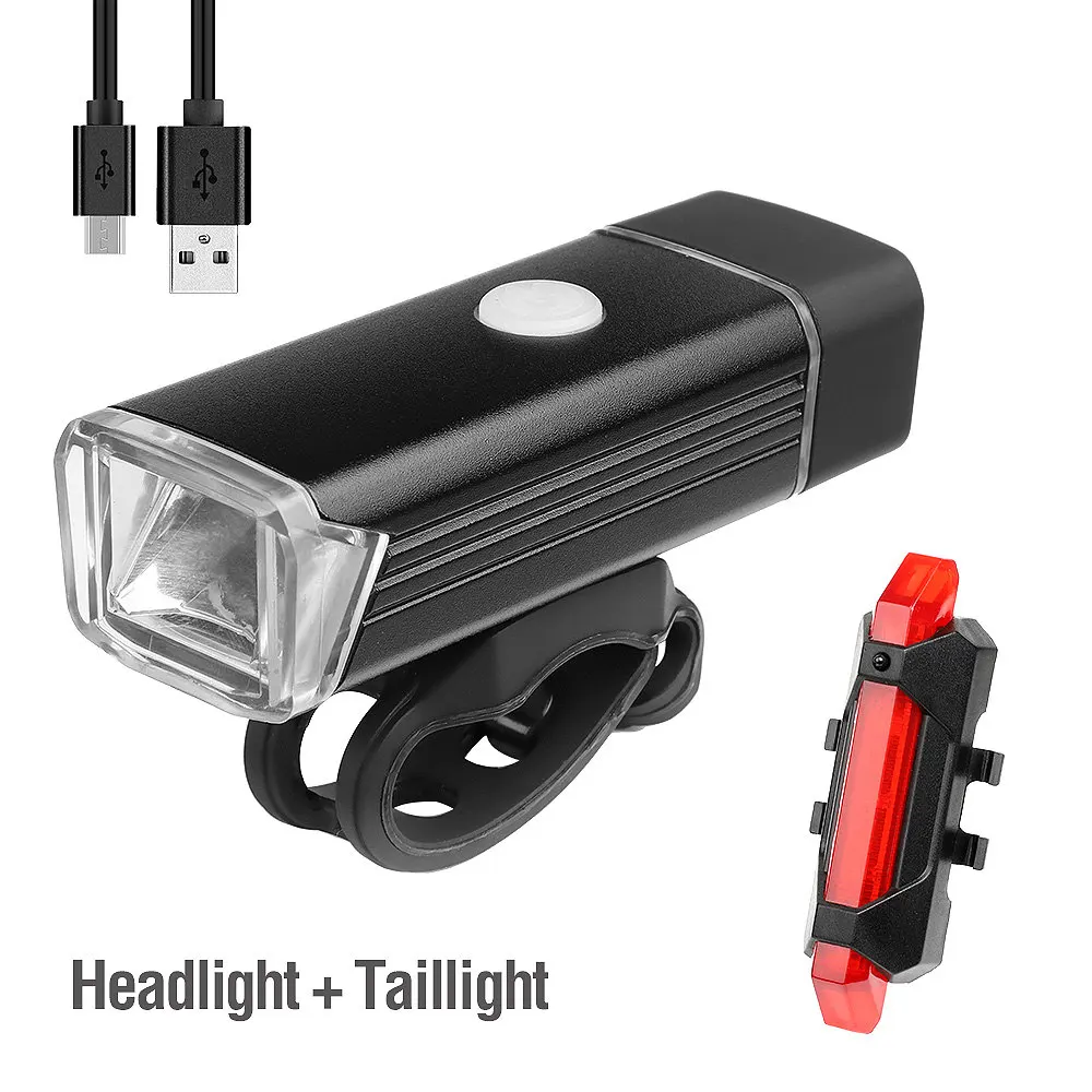 Black Set 3 Swelgo USB Перезаряжаемый фонарь для велосипеда задний фонарь 4 режима фонарик MTB дорожный велосипед светодиодный задний фонарь для велоспорта безопасности предупреждающие огни - Цвет: Black Set 3