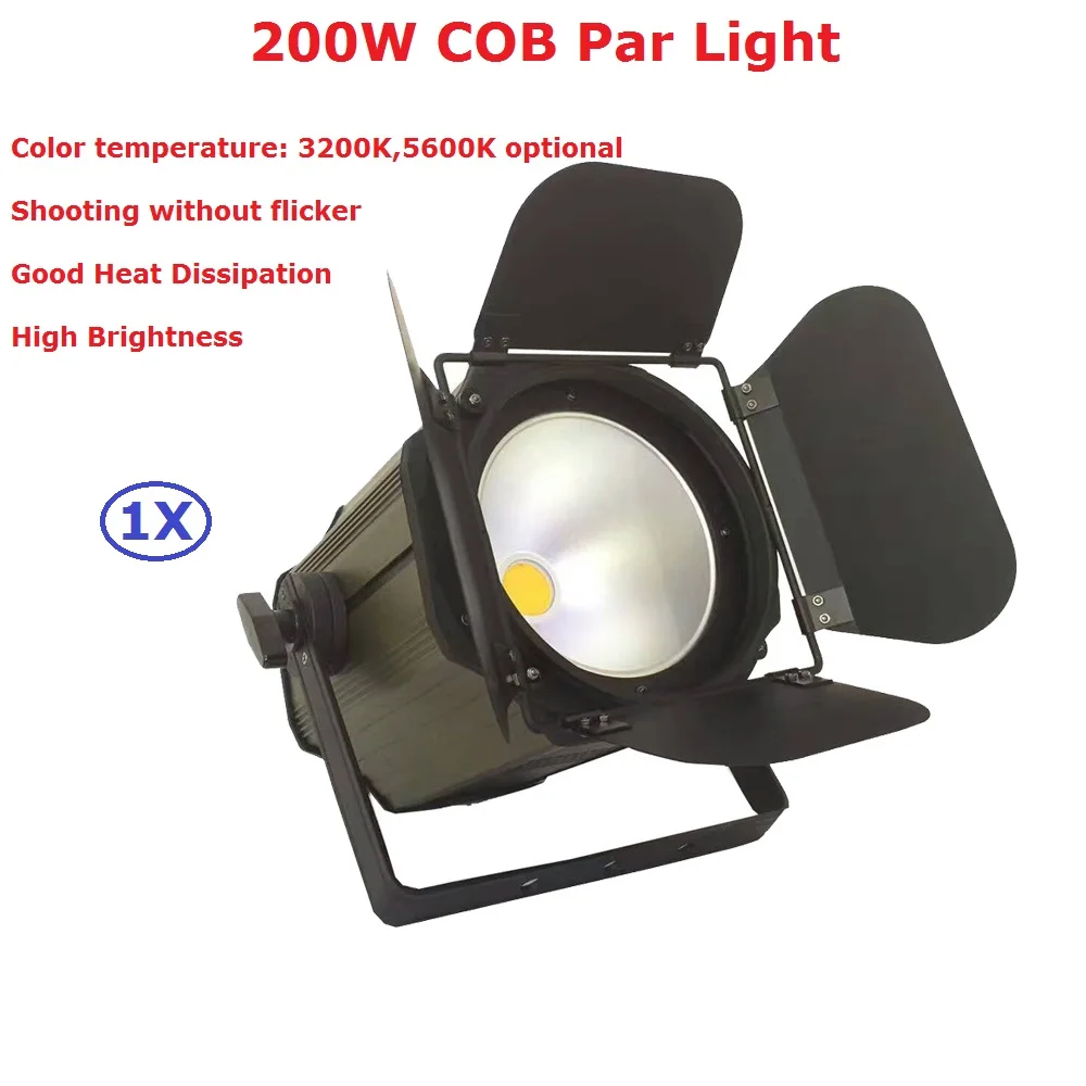 

LED Par Light COB 200W High Power Aluminium DJ DMX Led Beam Wash Strobe Effect Stage Lighting,Cool White and Warm White Optional