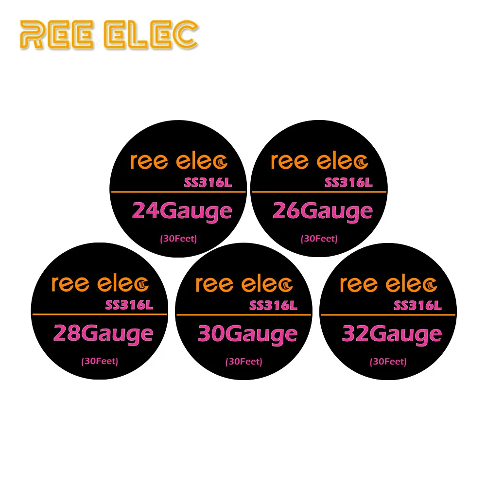 SS316L Heating Wire 24G 26G 28G 30G 32G RDA Rebuildable Atomizer Heating Wires Stainless Steel Wire