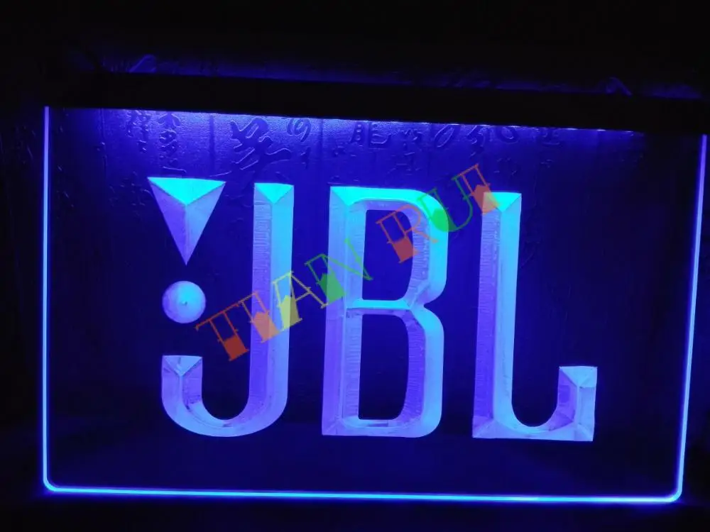 LG075-JBL аудио автомобиля Дисплей бар светодиодный неоновый свет Войти home decor