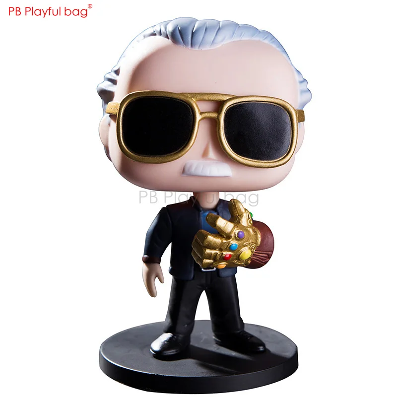 

Super heroes creator Stan Lee model Nostalgic style Action Figure Super Hero movies Fans collections HA42