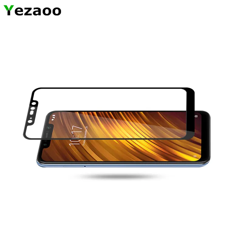 Pocophone F1 закаленное стекло yezaoo полное покрытие Защитная пленка для экрана xiaomi mi 8 SE