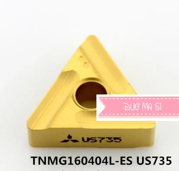 

10pcs TNMG160404L-ES US735/TNMG160408L-ES US735 carbide inserts for MTJNR/MTQNR/MTJNR ,Turning Blades for Stainless Steel