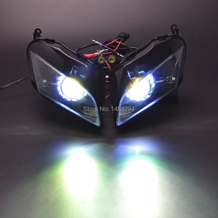 Custom Conversion Projector Headlight Blue Angel