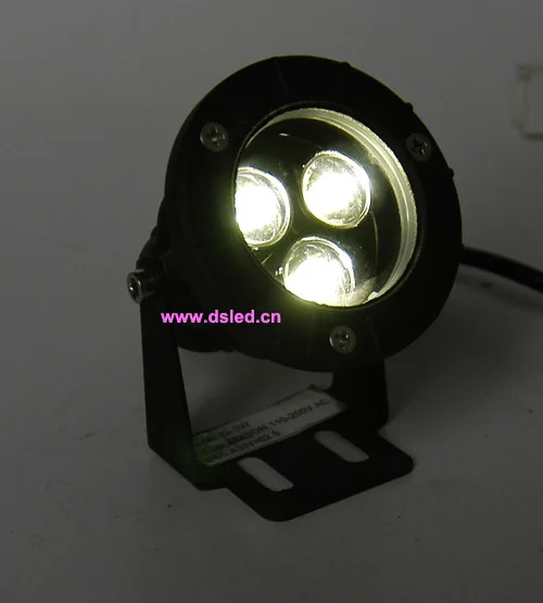 Хорошее качество, высокая мощность алюминиевый 3 Вт напольный Светодиодный точечный светильник, светодиодный Угловой светильник, 2 года гарантии, DS-06-49-3W, 110V-250VAC