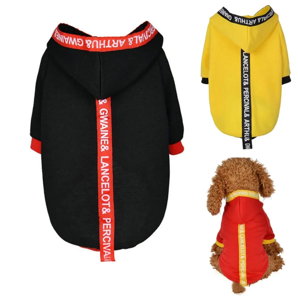H39 Fashion Pet Dog Hoodie Clothes Spring Summer Puppy Dog Cats Ribbon