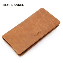 Модные мужские кошельки из натуральной кожи на молнии бизнес-кошелек из воловьей кожи мужской держатель для карт сумка для мобильных телефонов