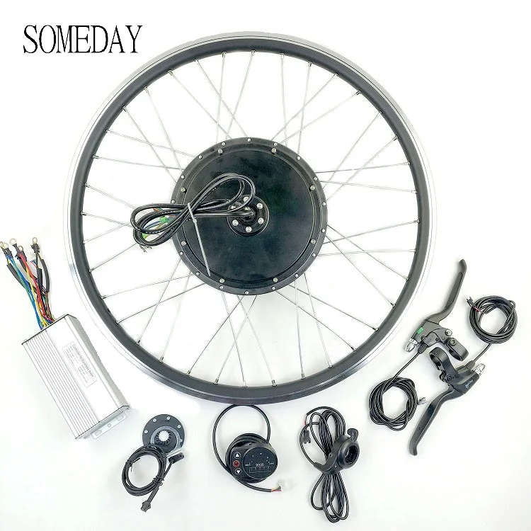 

SOMEDAY 48V1000W Electric Bicycle Conversion Kit 20-28 700C Rear Cassette Wheel hub Motor with KT LED900S Display