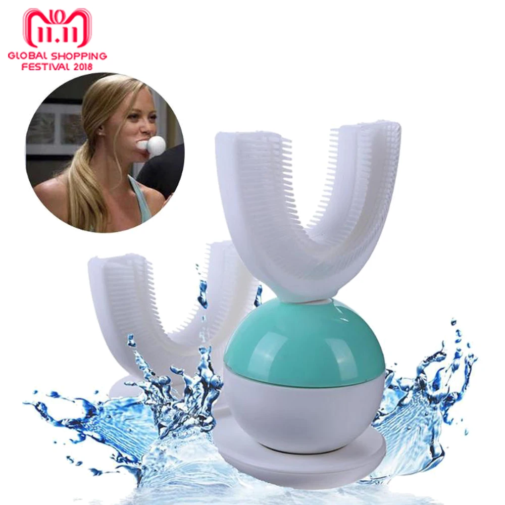 U Type Electric Toothbrush Automatic Wireless Charging Tooth Brush