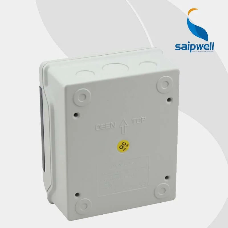 220*165*100mm  IP67 6-Ways  Waterproof  Distribution Box /Enclosures for Electronic Equipment  MCB RCD ( GDB-06 )