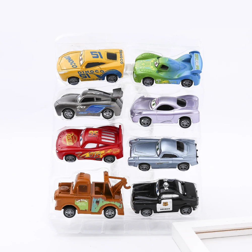 

Disney Pixar Cars 2 3 Lightning McQueen Huston Jackson Storm Ramirez 1:55 Diecast plastic toys Boys Kids Toys Model Figures