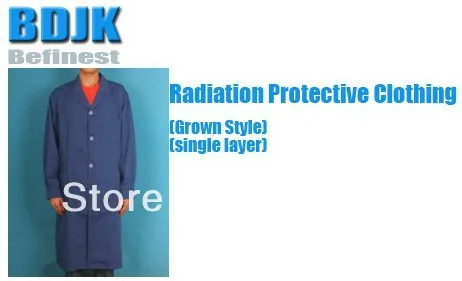 Radiation Protective Clothing with Metal Fibrosis Conductive Fabric Singel Layer Protection Suit