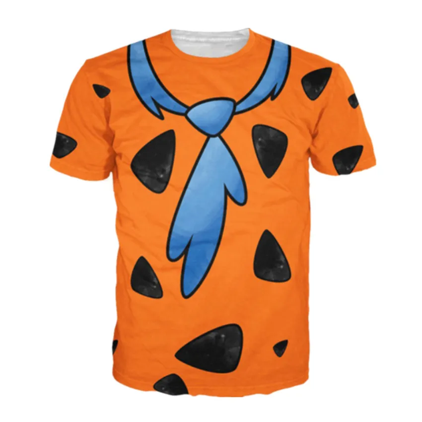 

Hot Sale 2019 Fashion 3D Print Fred Flintstone Funny T Shirts Design Short Sleeve Tee Shirt Hip Hop Tops Comfortable Clothing