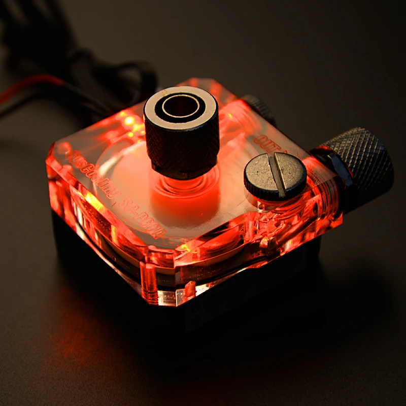 

Syscooling transparent acrylic water pump, colours led light, computer cooling pump