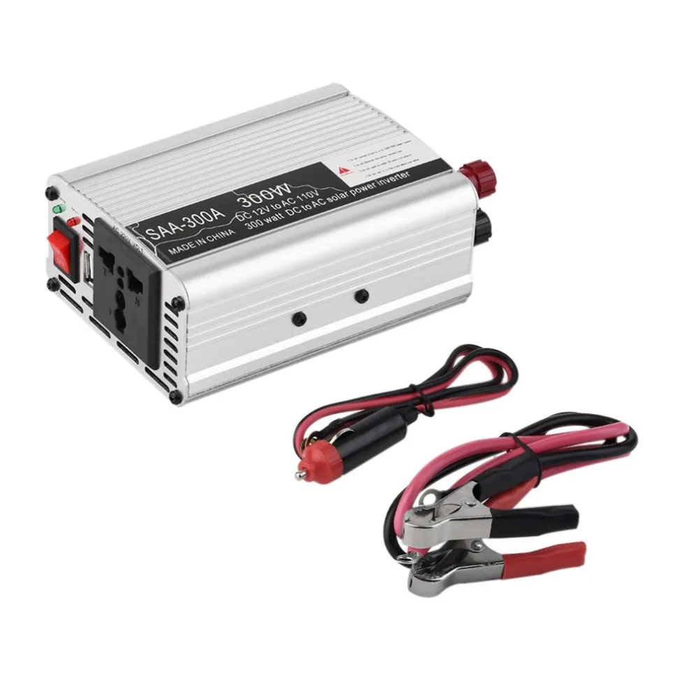 Automobiles 300W Car Auto Power Inverter Aluminum Alloy Vehicle Voltage