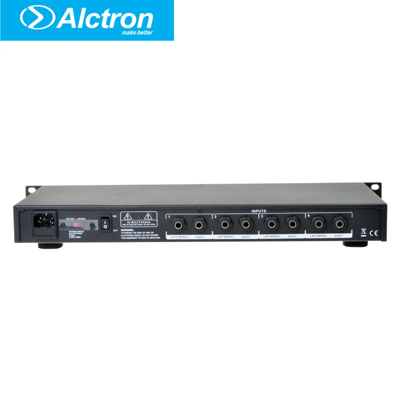 Alctron H4 Professional high-power 4 Channel Headphone Preamplifier, Headphone Amplifier,Pro Line Distribution System
