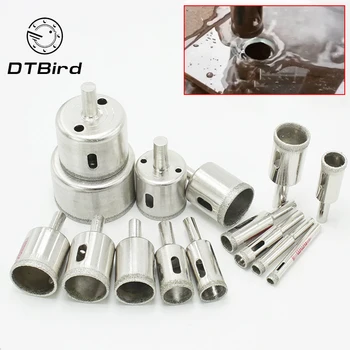 

8PC/10PC/11PC/15PC/14PC/16PC Diamond Coated Drill Bits Set Tile Marble Glass Tile Ceramic Hole Saw Drilling Bits For Power Tools