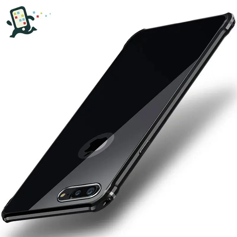 Для iphone 8/8 plus бампер металлическая рамка + акриловая задняя крышка для iphone8/8 broder 2в1