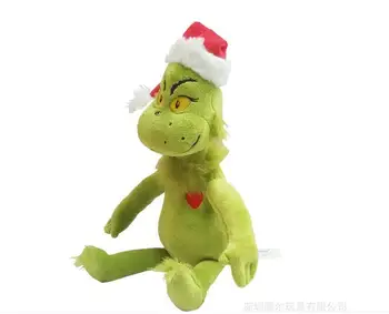 15 High quality origin Dr Seuss How the Grinch Stole Christmas with Santa Hat Plush
