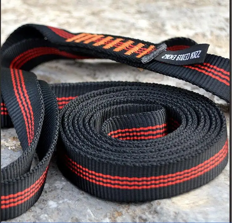 XINDA 22KN 60cm-220cm Polyester rock Climbing Sling Bearing Strap Reinforce Rope belt Load-bearing Bandlet mountaineer equipment XINDA 22KN 60cm-220cm Polyester rock Climbing Sling Bearing Strap Reinforce Rope belt Load-bearing Bandlet mountaineer equipment