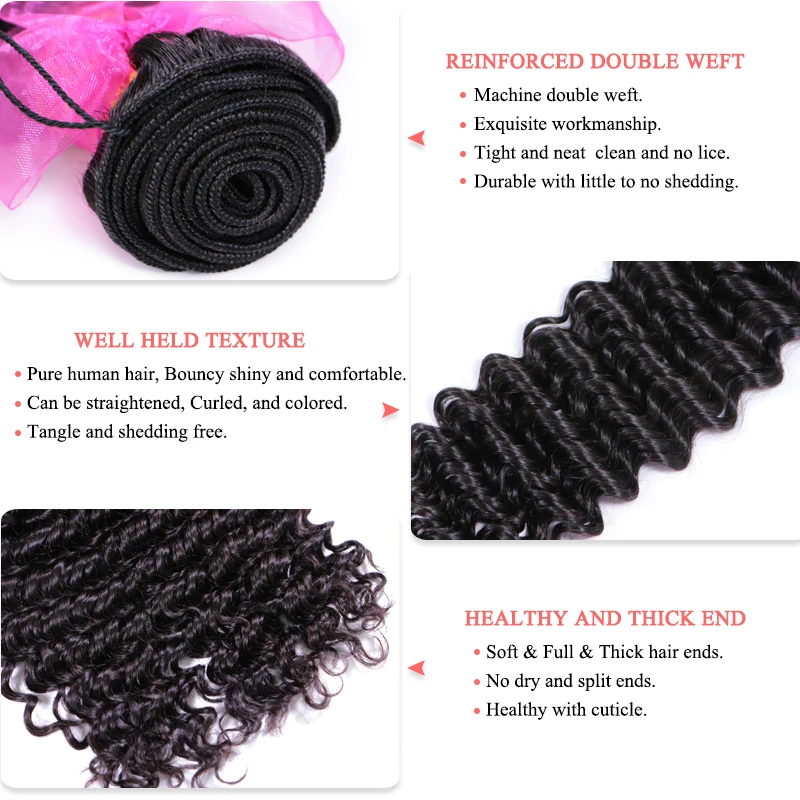 Queen Hair Products Wholesale Price Brazilian Deep Wave Bundles10pcs Lot 100% Human Hair Bundles Fast Free Shipping Virgin Hair