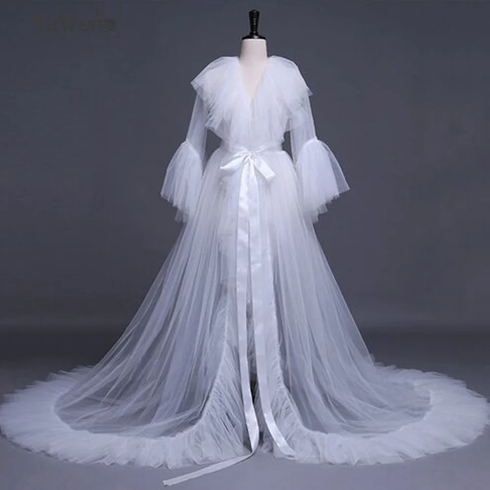 Women Dress Perspective Mesh Party Dresses Large Pendulum Long Bow Knot Floor Length Ladies | Женская одежда