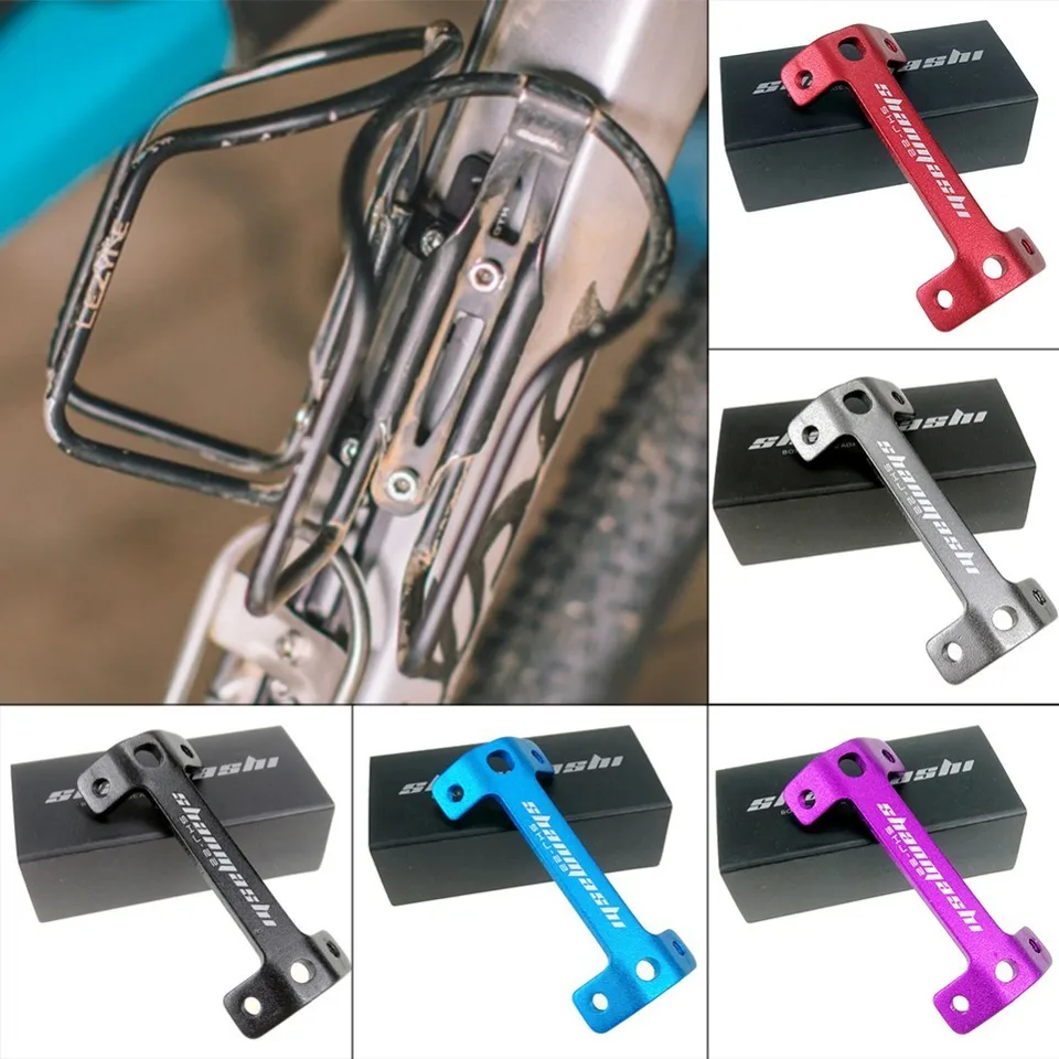 Double Headed Bottle Cage Extender MTB Road Bike Water Holder Accessiors G9R1