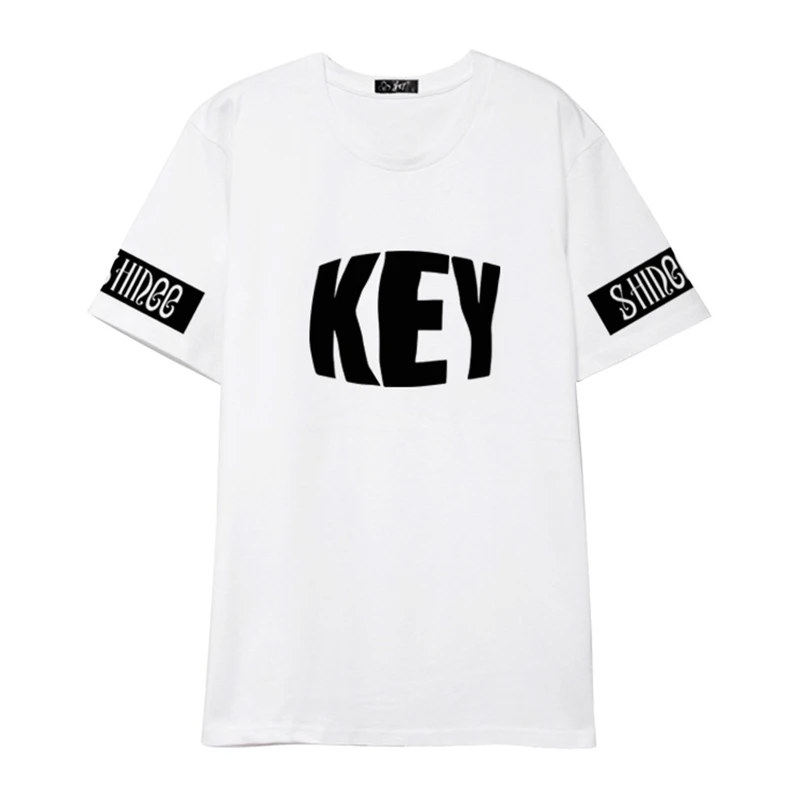 Kpop SHINee men T-shirt ONEW JONG HYUN KEY MINHO TAEMIN Crew Neck short sleeve summer unisex Tshirt New Tee (14)