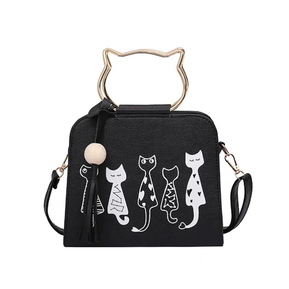 

Handbags 2019 New Trend Ladies Cat Handbag Women PU Leather shoulder Diagonal Package Female Cute Versatile Bags Bolsa Feminina