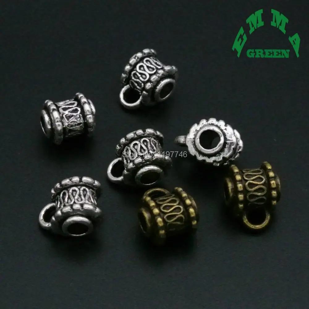 Бусины из цинкового сплава с большим отверстием 100 шт.|bracelets charm pendants|making pendantnecklace
