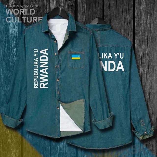 Rwanda Rwandan Rwandese RWA RW Men Flag Clothes Autumn Cotton Long