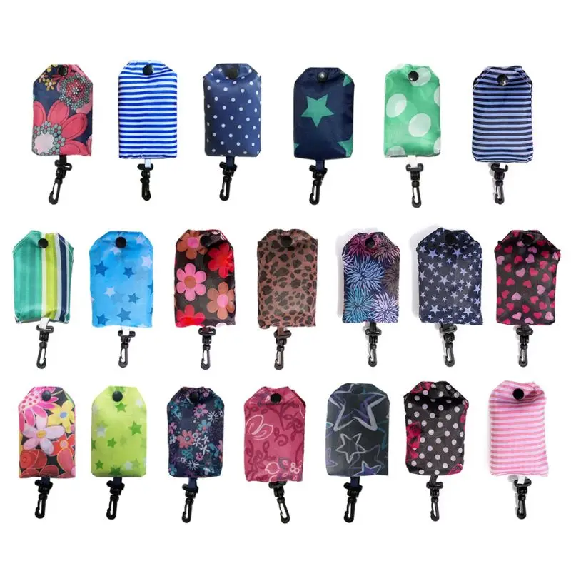 

High Quality Foldable Handy Shopping Bags Reusable Tote Pouch Recycle Storage Handbags Case
