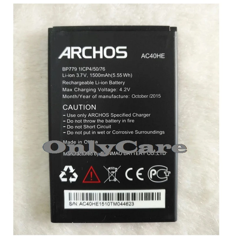 Archos 40 гелий AC40HE 1500 мАч мобильный Замена литий-ионный полимерный Батарея Bateria для