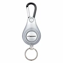 Doberman Personal Tire-anillo de Plata Activado Anti-ataque de Seguridad-Alarma personal Para Mujeres
