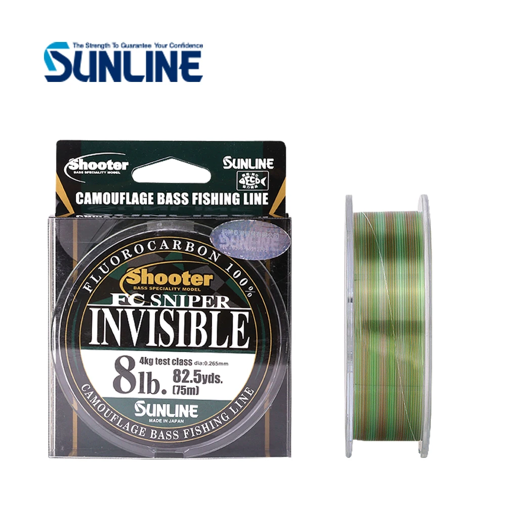 SUNLINE FC SNIPER INVISIBLE 75M FLUOROCARBON 100 FISHING