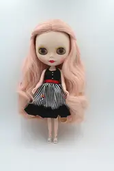 Кукла blygirl blyth розовый Волнистые, вьющиеся волосы 30 см Обычная совместная кукла 7 совместное матовое лицо кукла