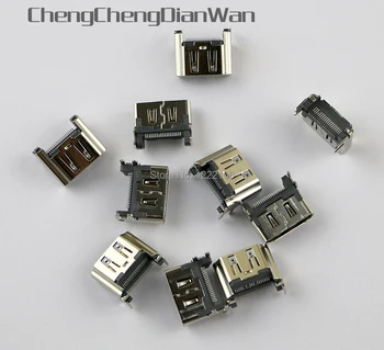 

ChengChengDianWan New For Playstation 4 PS4 HDMI Port Socket Interface Connector Replacement 50pcs/lot