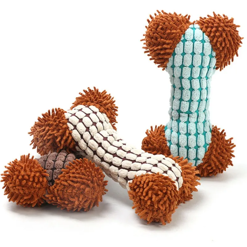 Squeaking Dog Toy Stuffed Plush Playing Bite Toys for Small Dogs Chew Squeaker Pet Accessories