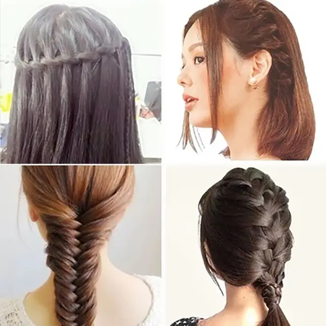2 Pcs French Magic Braiding Tool Hair Styling Magic Twist Bun