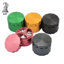 SY 4 слоя травы измельчитель табака Алюминиевый сплав металла специй дымовая дробилка Кальян Аксессуары для курительной трубки