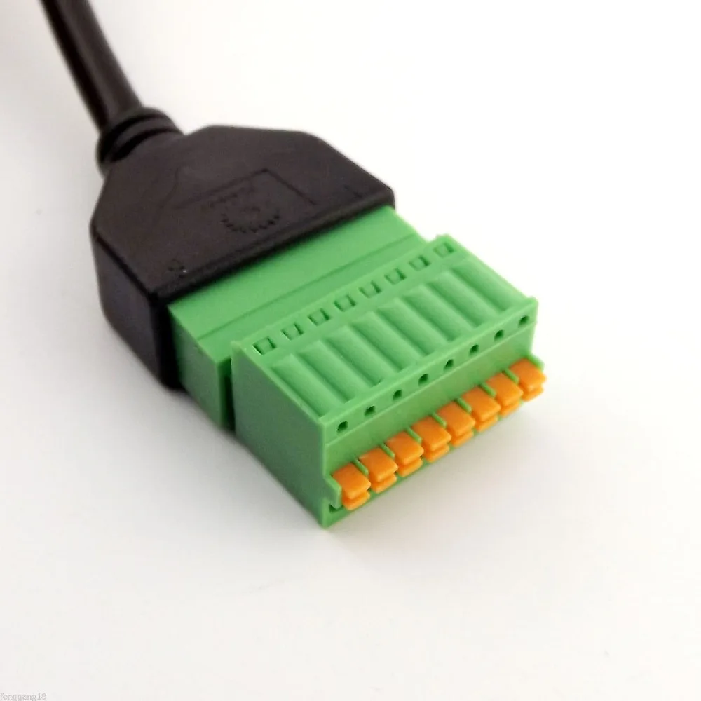 1 шт. паяльный блок с разъемом RJ45 Ethernet на 8 Pin AV 25 см|plug ethernet|plug rj45plug male |