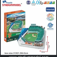 MajorLeagueBaseball MLB San Francisco Giants Home at& T центр стадион 3D головоломка бумага для моделирования