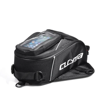 

High Quality Universal Black Motorcycle Oil Fuel Tank Bag Magnetic Motorbike Riding Bag Long Distance Travel Luggage Waterproof
