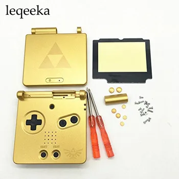 

5 sets Gold For Zelda Gold Ltd. Edt. Case Cover for GBA SP Housing Case