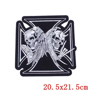 

Prajna Backpatch Badge Jacket For Clothes Rock Patch Big MotoPATCHES Embroidered Iron On Patches Large Punk God Speed You E