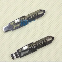 10 шт./лот, с гравировкой, лезвие ключа, универсальный пульт дистанционного управления, откидное лезвие 14 NE73 NE72 для peugeot Citroen 2 в 1, LiShi NE72