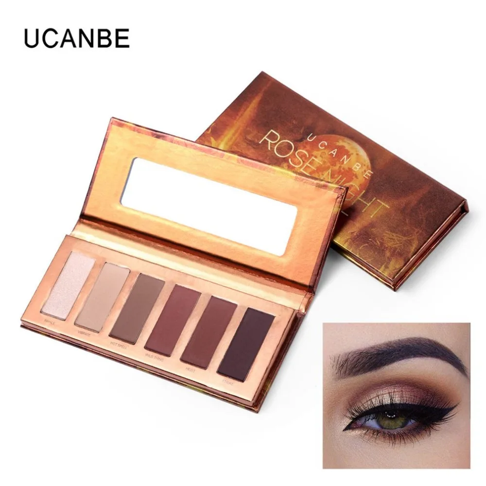 

Eyeshadow Palette 6 Color Charming Matte Shimmer Pigmented Long Lasting Easy To Wear Glitter Eye Shadow Makeup Pallete