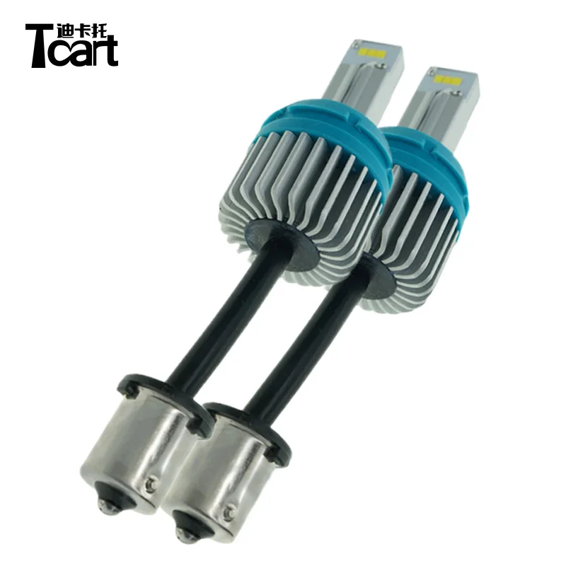 Tcart T20 WY21W 7440 12V белые автомобильные лампы заднего хода Canbus 7443 W21W 9SMD светодиодные